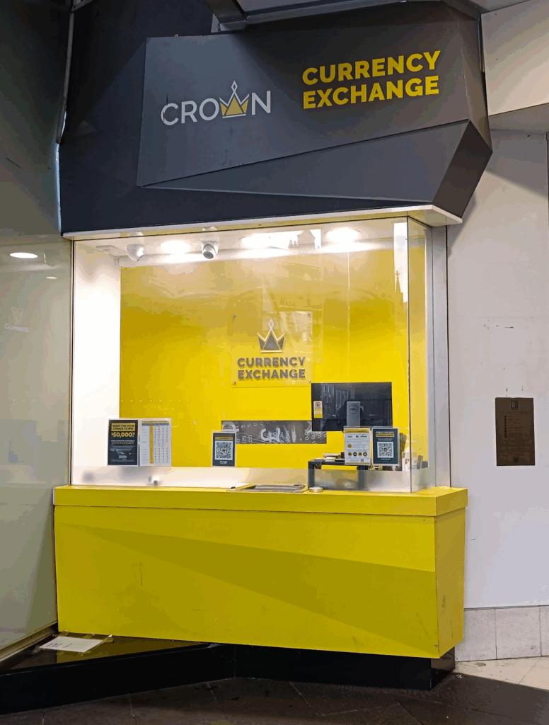 currency exchange near me sydney australia crown
