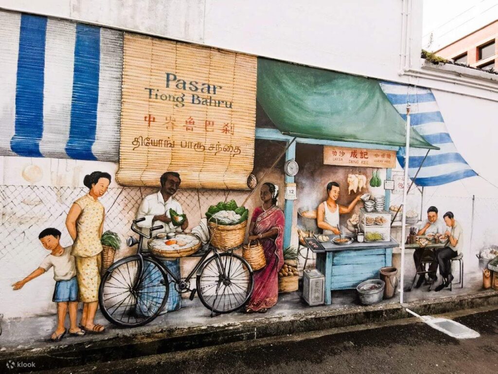 things to do in singapore: street art tiong bahru haji lane