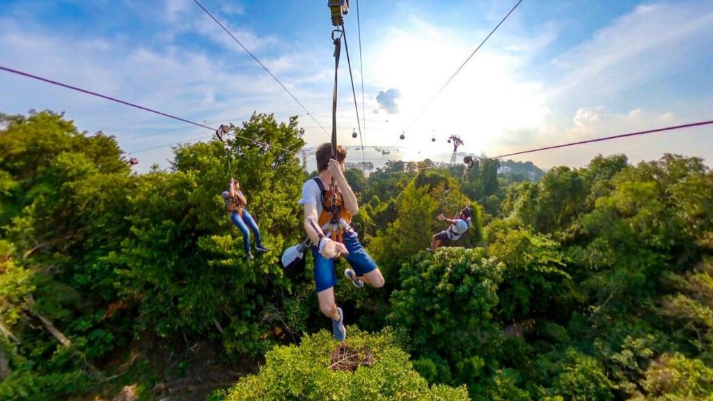 things to do in singapore: mega adventure park