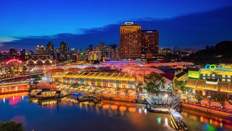 things to do in singapore: Boat Quay Clarke Quay 
