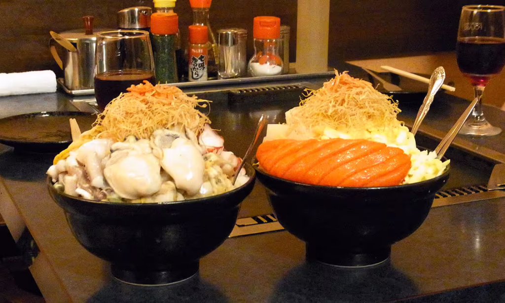 things to do in tokyo: tsukishima monjayaki street