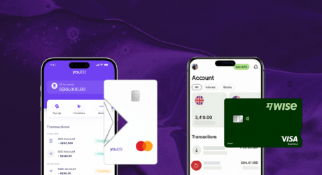 YouBiz and Wise Business apps and cards