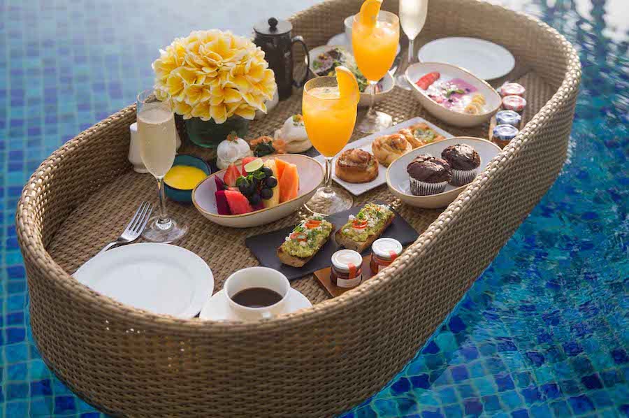 Floating Breakfasts Ayana Resorts And Spa Bali 