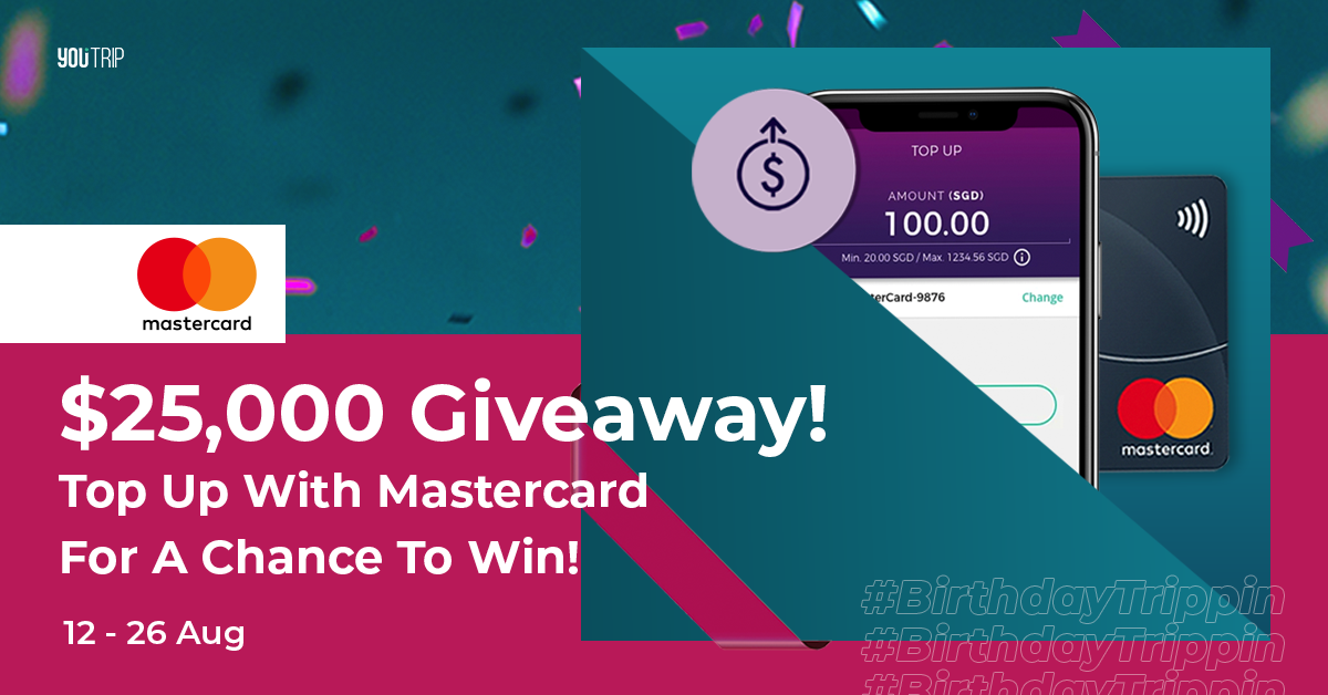 [CLOSED] Top Up with Mastercard 25,000 Giveaway! Blog YouTrip