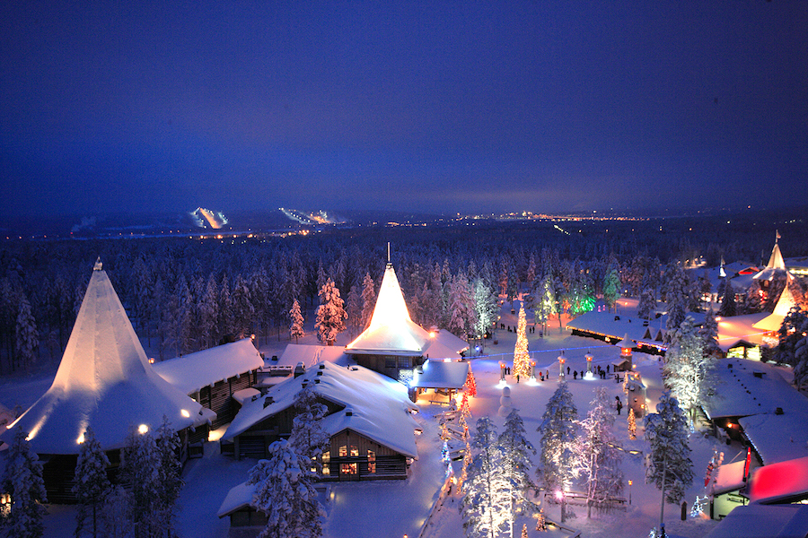 White Christmas Lapland Finland