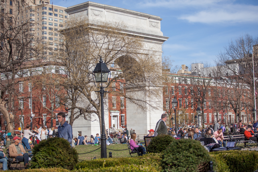 New York City When Harry Met Sally Washington Square Park