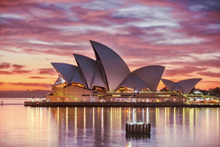 Summer Christmas in Australia Sydney Opera House