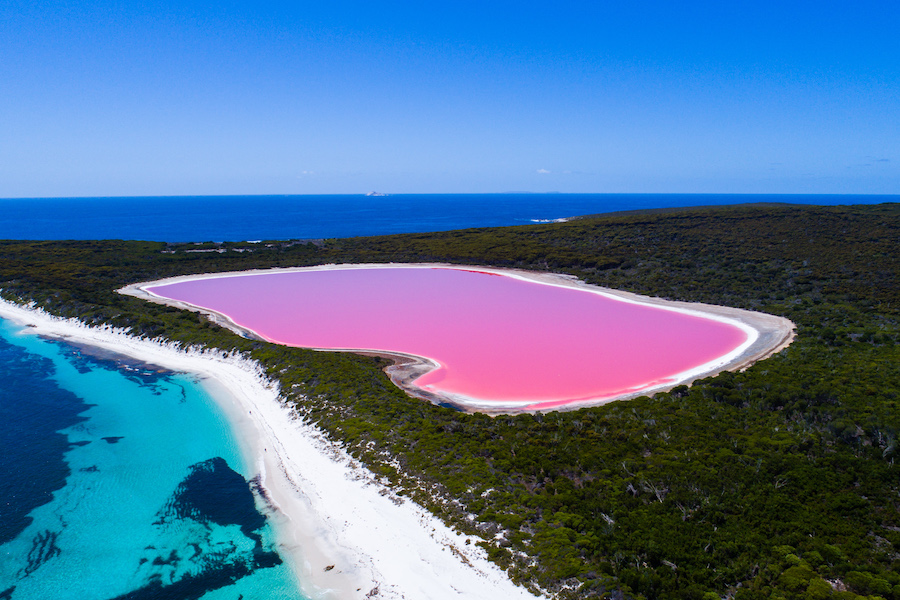 Western Australia The Great Southwest Edge Drive Lake Hillier 