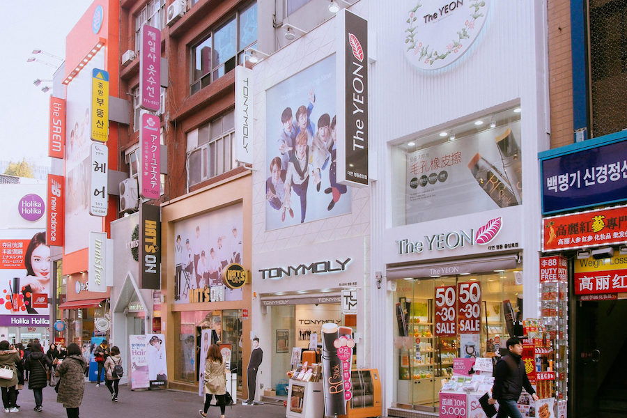 Seoul Itinerary Myeong Dong