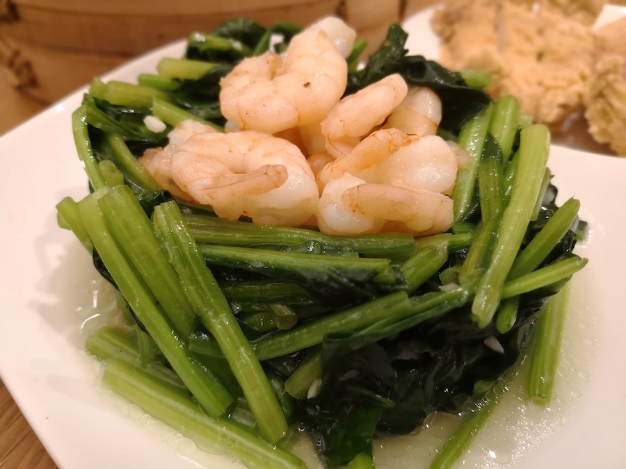 DIN by Din Tai Fung JB Review Spinach with Shrimp