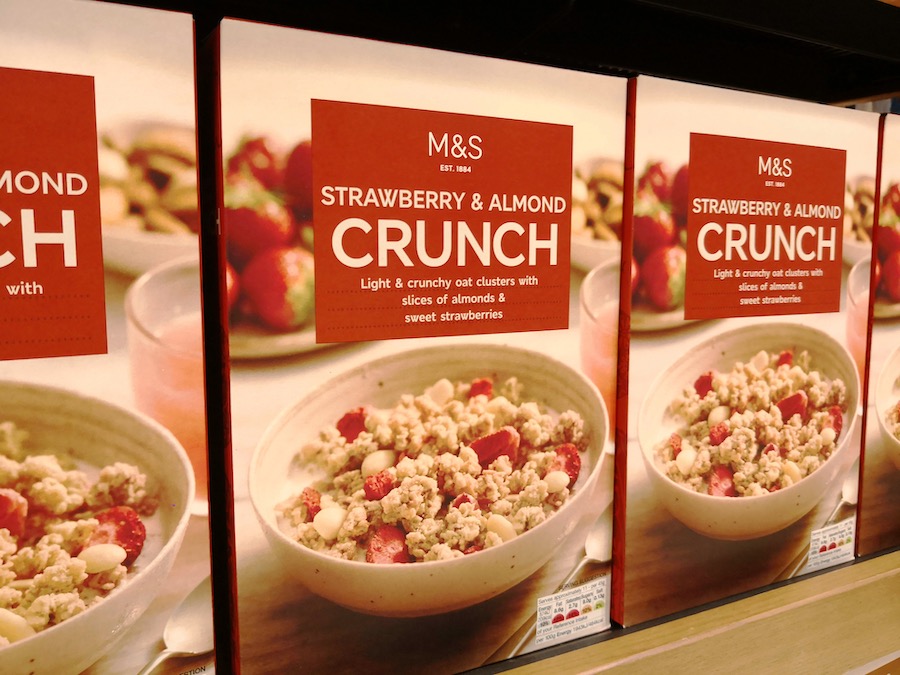 Marks & Spencer Singapore vs JB Price Comparison: Strawberry & Almond Crunch