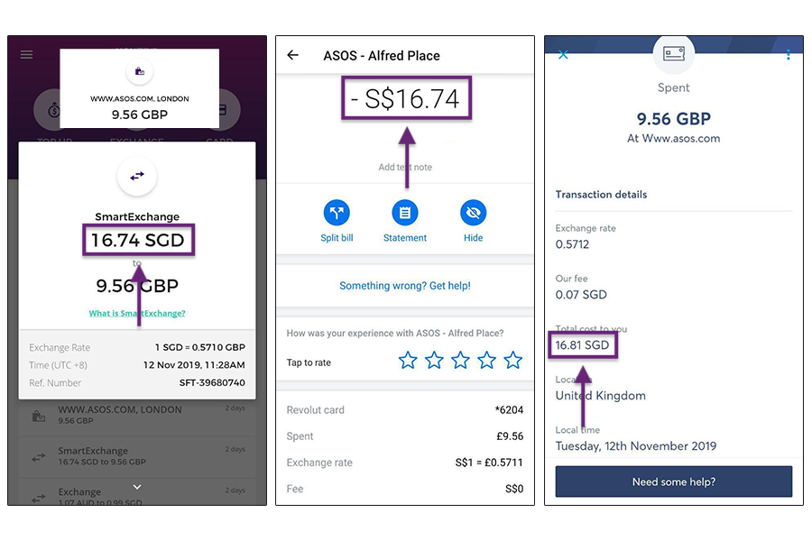 YouTrip vs Revolut vs TransferWise: GBP Weekday Rates