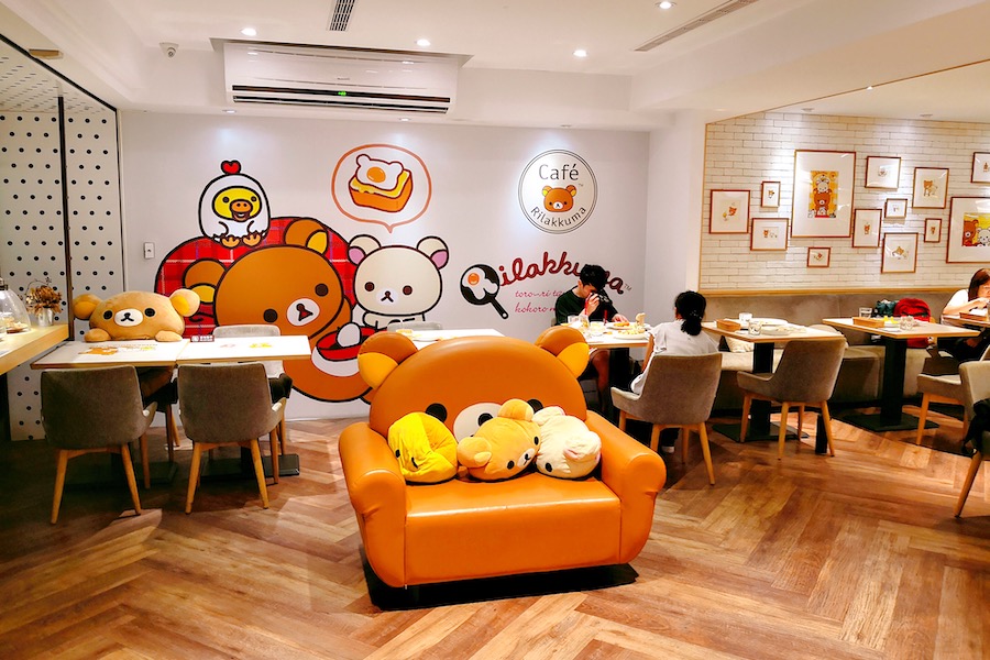 Rilakkuma Cafe Taipei Review: Interior