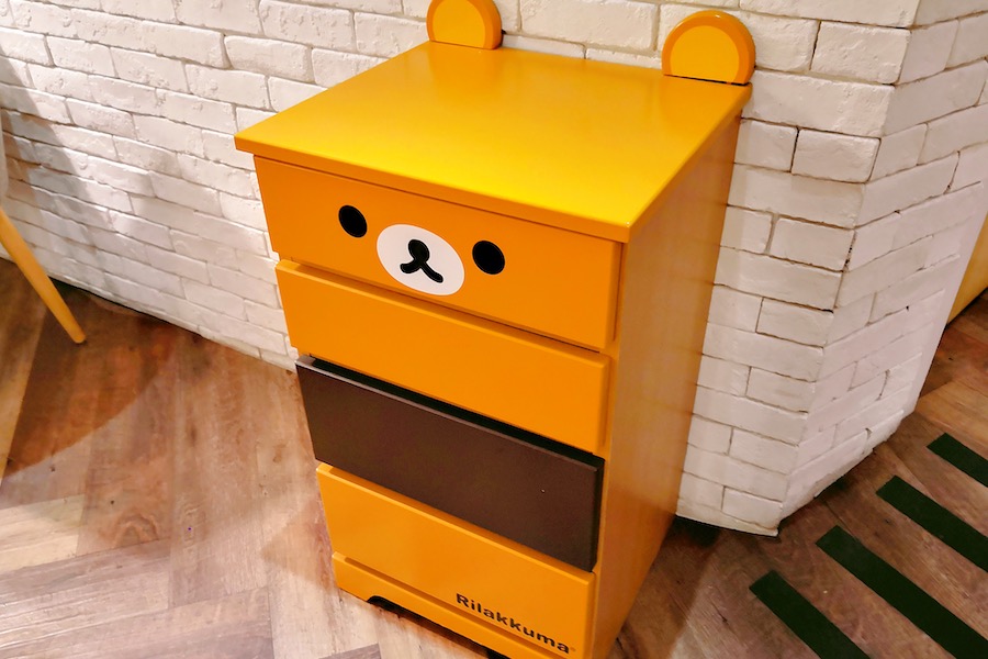 Rilakkuma Cafe Taipei Review: Interior Drawer