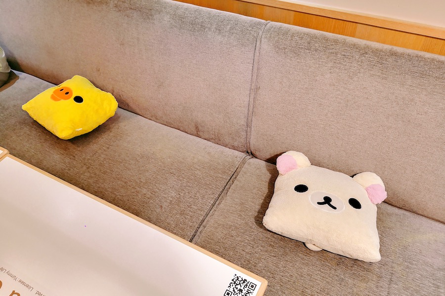 Rilakkuma Cafe Taipei Review: Interior Cushions