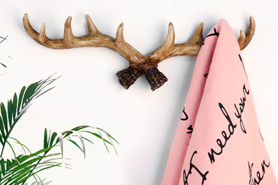 Deer Antler Wall Hanger ﻿﻿Aesthetic Room Ideas & Decors Under $10