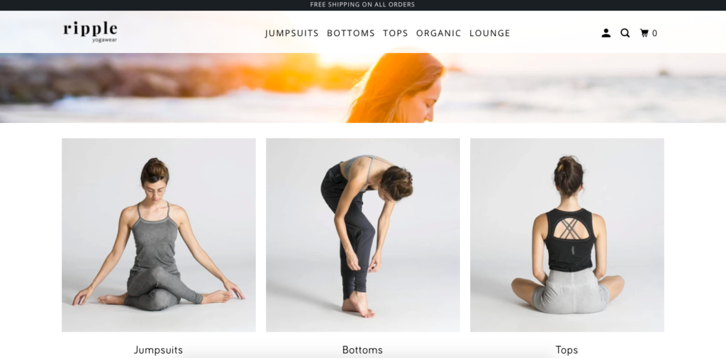 Ripple Yoga Wear: Eco-Friendly Natural Fibres