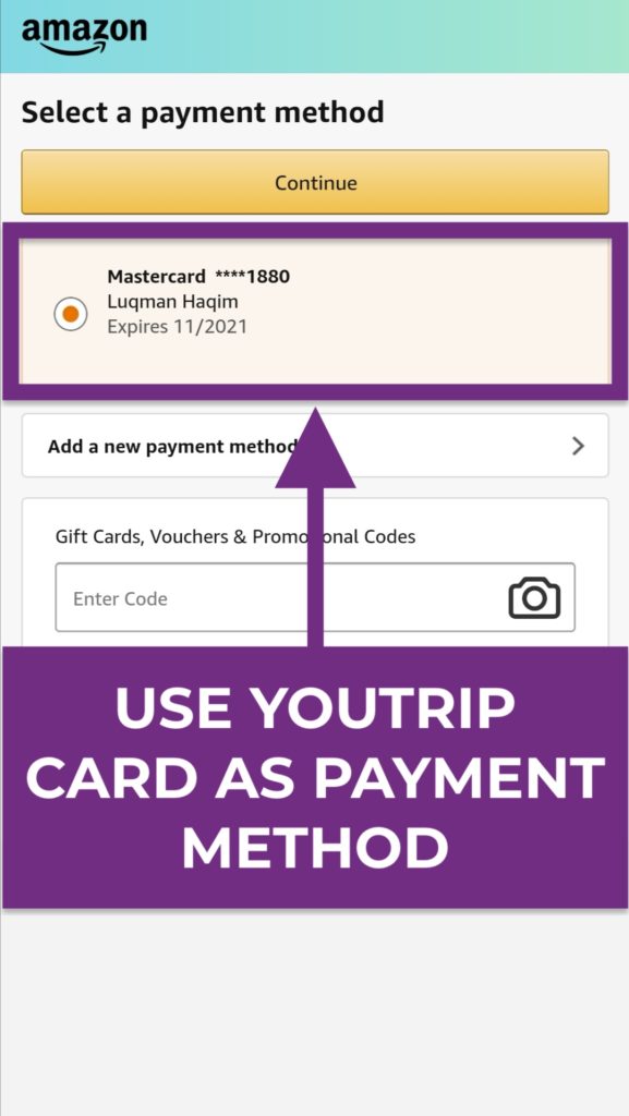 How to Use Comgateway US youtrip checkout page