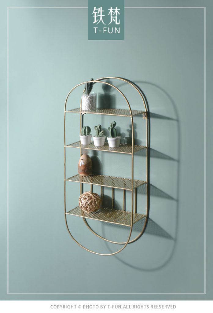 10 More Aesthetic Room Ideas and Decor: Metal Wall Shelf Unit