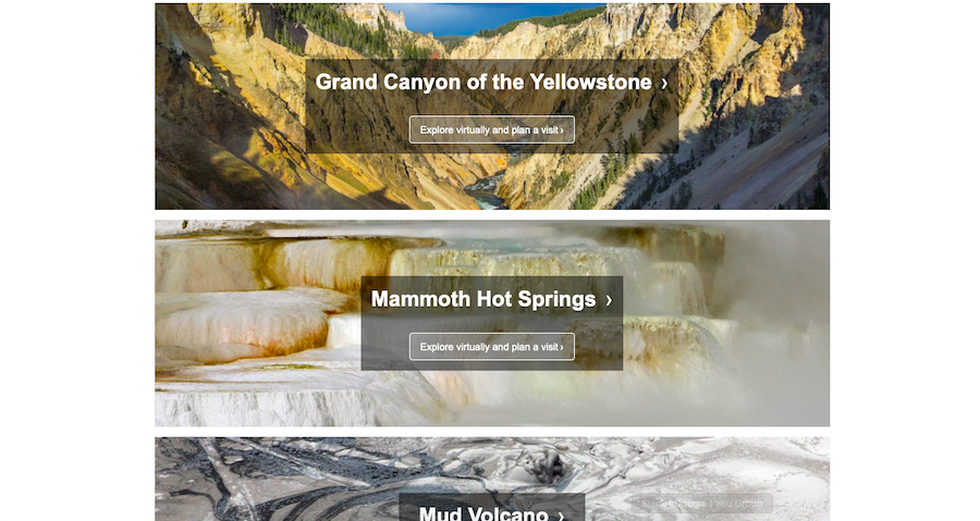 Yellowstone National Park Virtual Tour