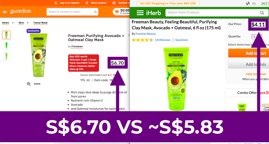 ian: Freeman Avocado Mask Price Comparison