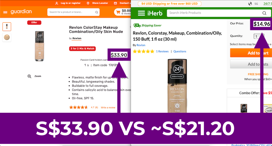 ian: Revlon Colorstay Makeup Price Comparison