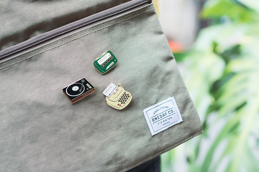Enamel Pins From One Day 小日子 Taiwan