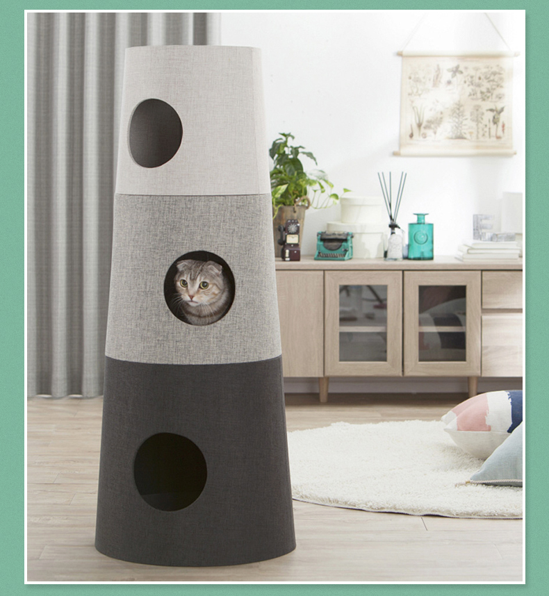 10 Best Cat Condos and Houses For Your Kitty - Colour Block Cat Condo