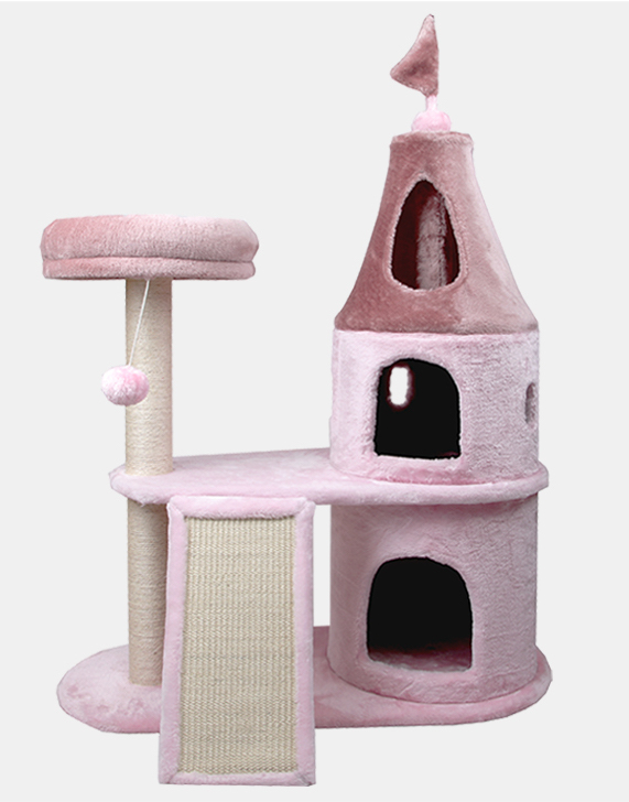 10 Best Cat Condos and Houses For Your Kitty - Pink Princess Cat Condo