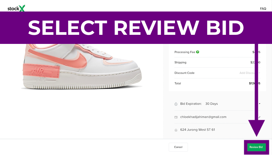 10. Review Your Details & Bid