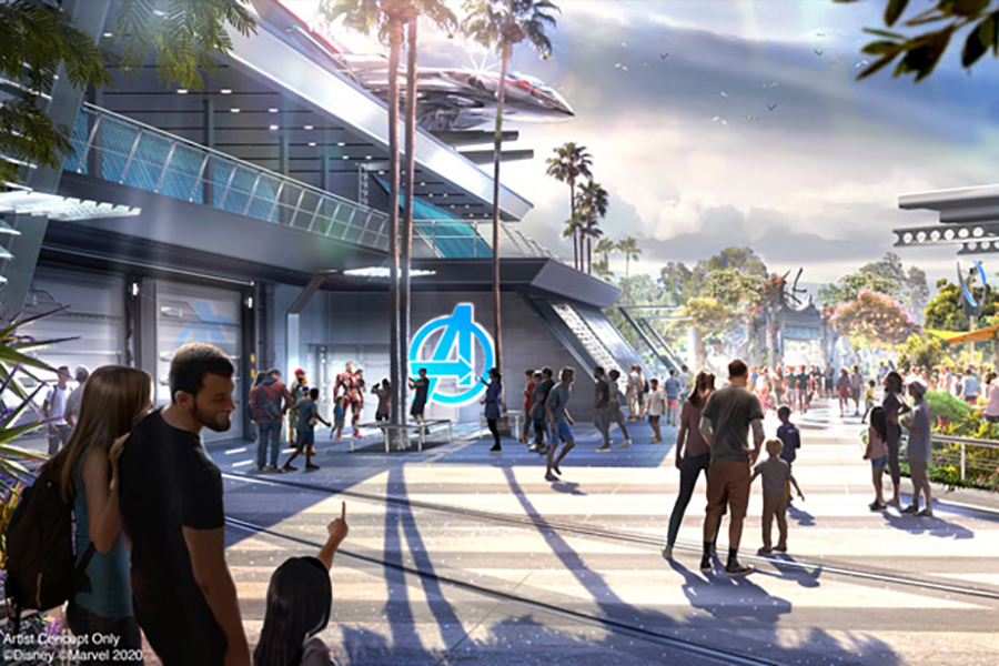 Avengers Campus in Disney California Adventure Park