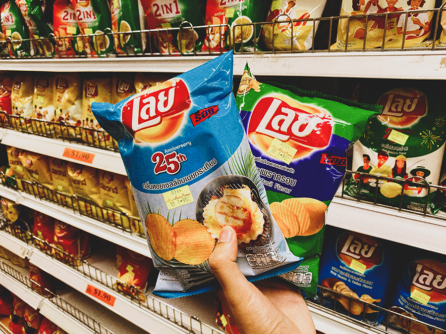 8. Lay's Scallop Potato Chips