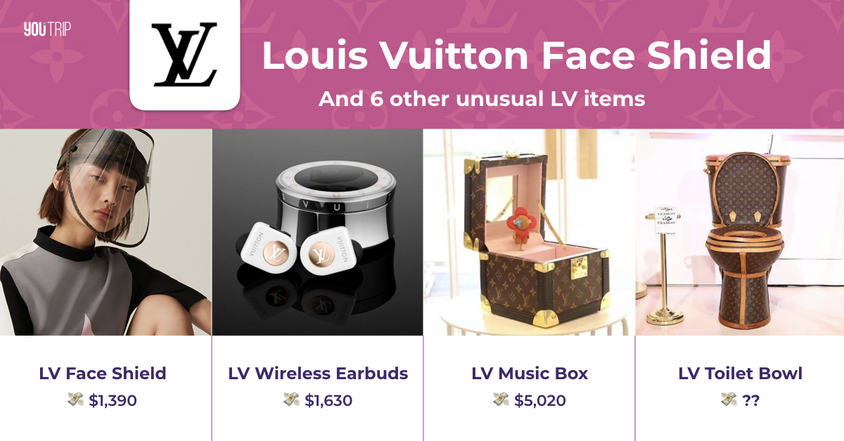 Louis Vuitton&#39;s Face Shield, Face Mask & Other Unusual LV Items – Blog – YouTrip Singapore