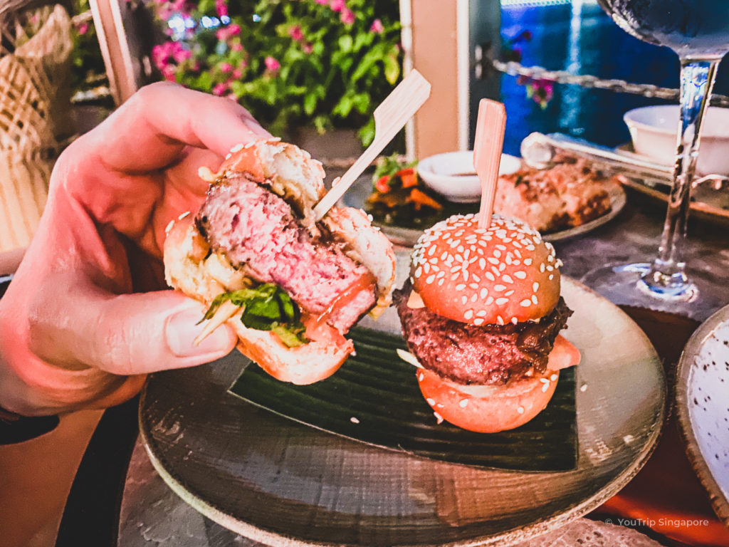 Fullerton Clifford Pier Gin Parlour Wagyu Beef Sliders