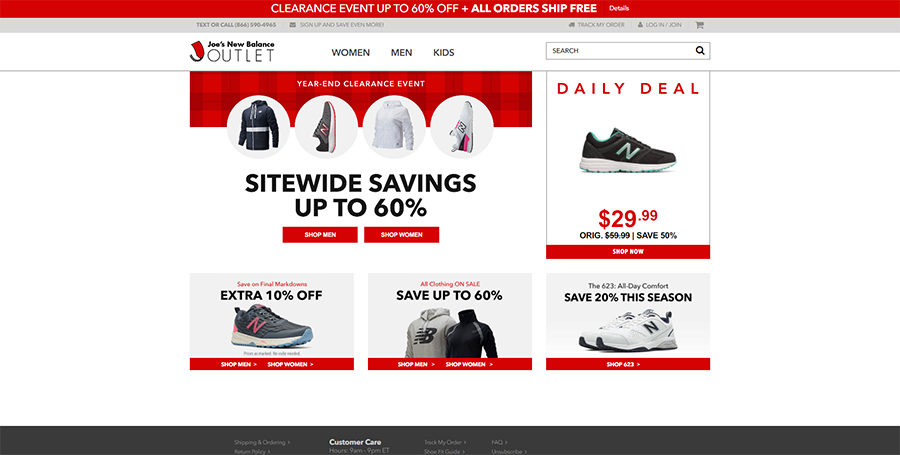 joe's new balance outlet coupon