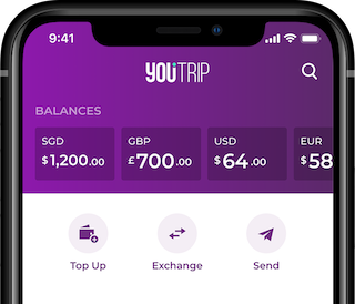 YouTrip Send Money Foreign Currency
