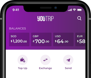 YouTrip Send Money Foreign Currency