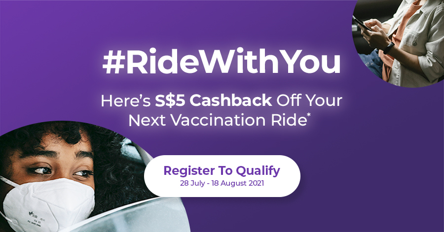 YouTrip #RideWithYou: Get S$5 Cashback Off Your Next Vaccination Ride