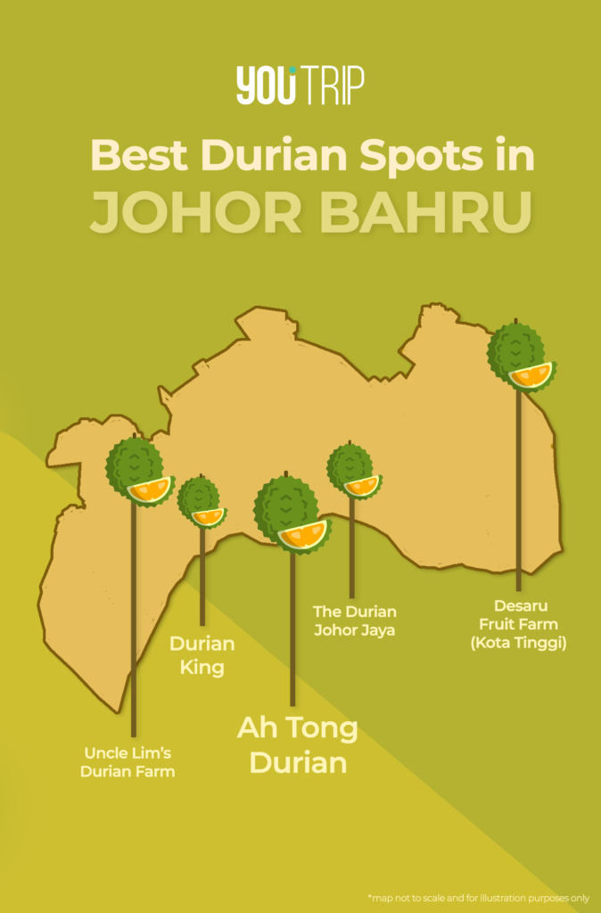Guide To JB Durian Stalls: Where To Get Your Durians in Johor Bahru 2022