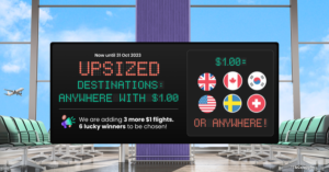 [UPSIZED GIVEAWAY] Destinations: Anywhere With $1