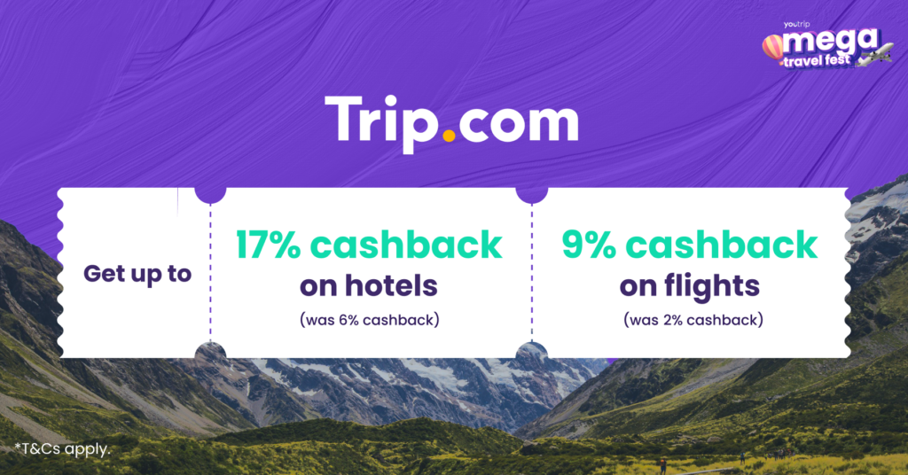 Mega Travel Fest: Grab The Best Travel Deals On Flights, Hotels, And More With YouTrip!