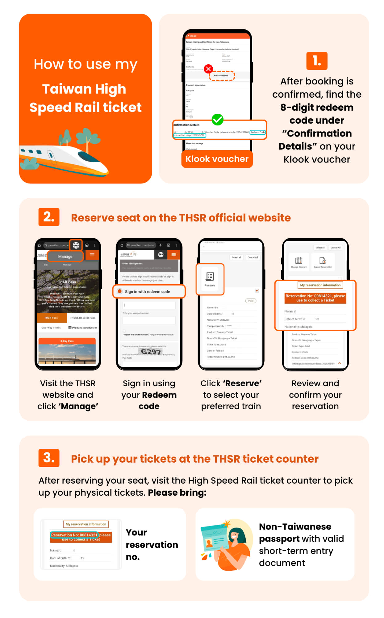 Taiwan High Speed Rail App & Booking