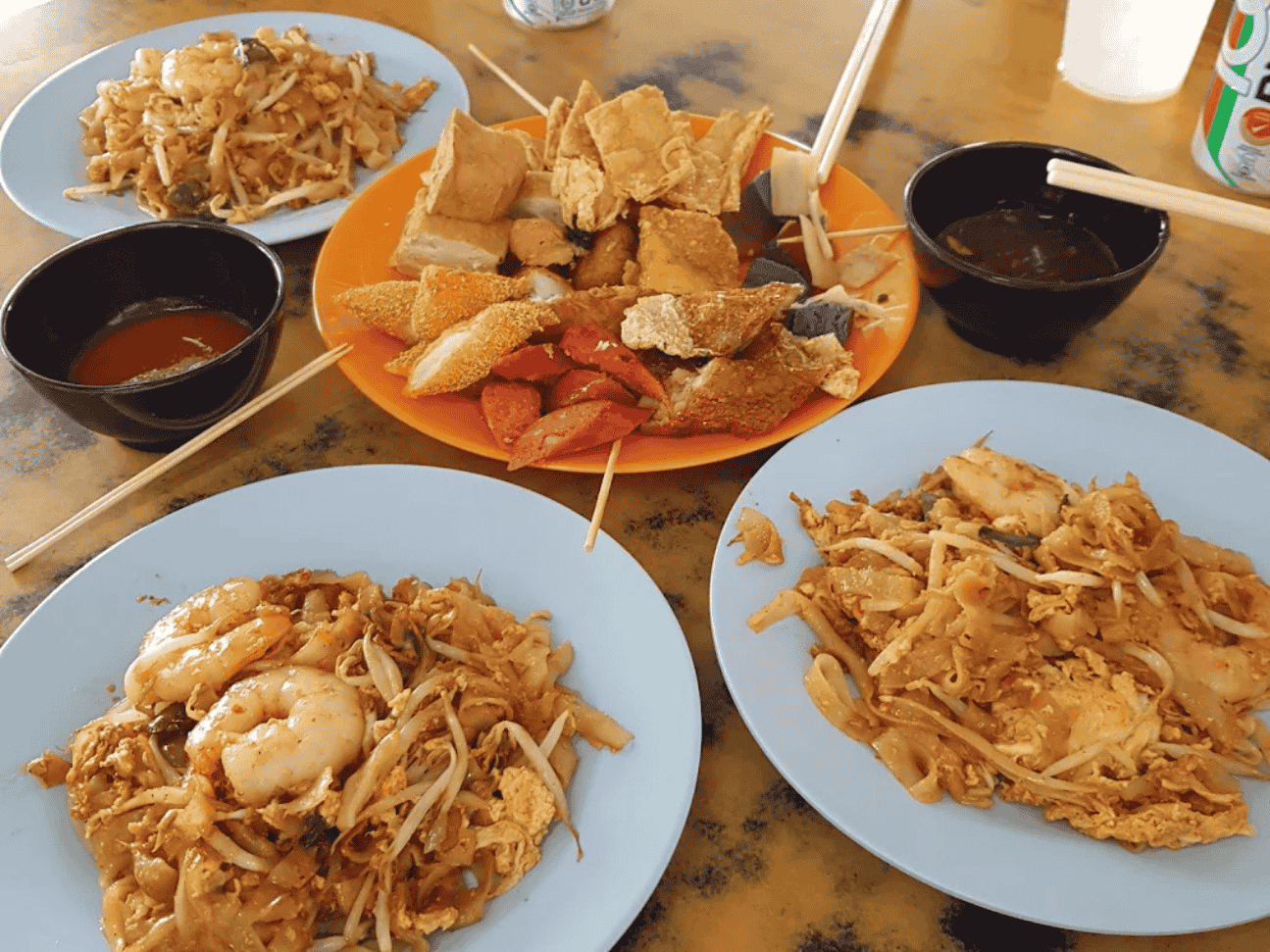 things to do in penang: ah leng char kway teow