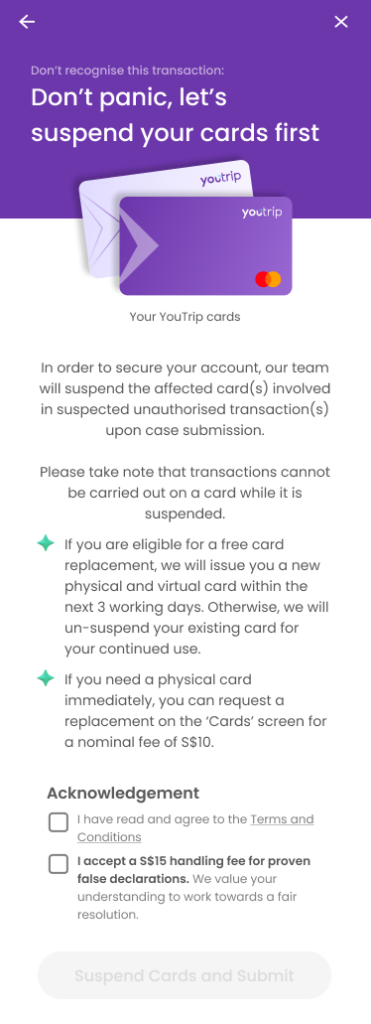 In-App Transaction Reporting Now Available: Report An Issue With Your Transaction Directly Via The YouTrip App