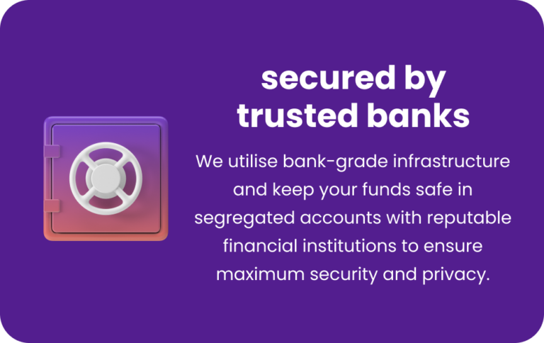 secured by trusted banks image