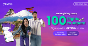 Get 5% Cashback On All Travel Spend With YouTrip!