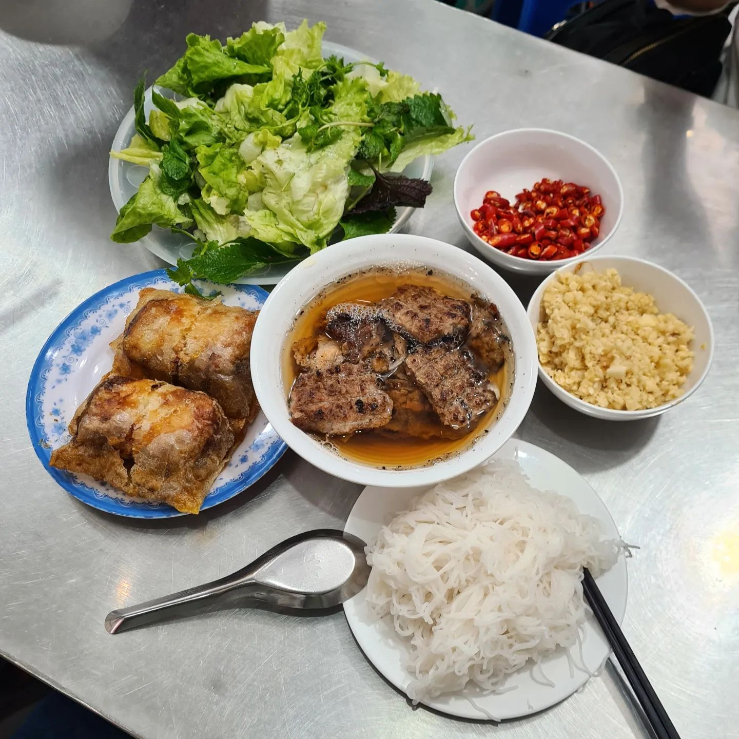 Things to do in Hanoi - Bun Cha Huong Lien