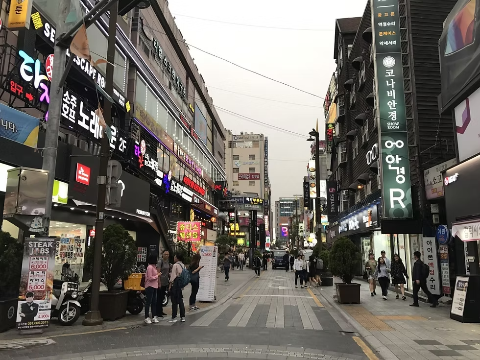 things to do in busan: seomyeon shopping district