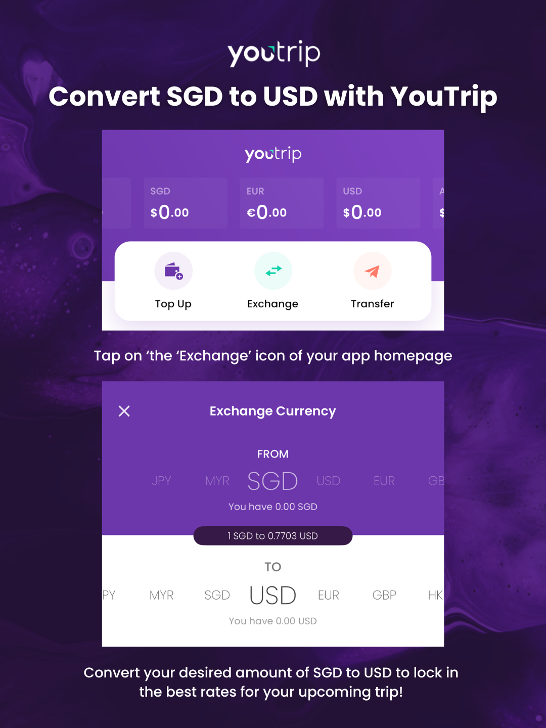 convert sgd to usd with youtrip