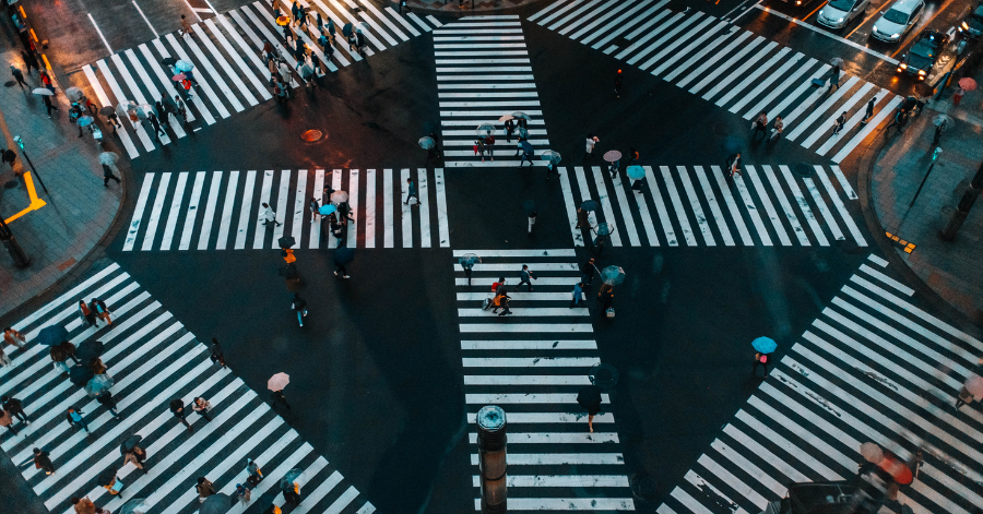 Capsule Hotels in Tokyo - Shibuya Crossing